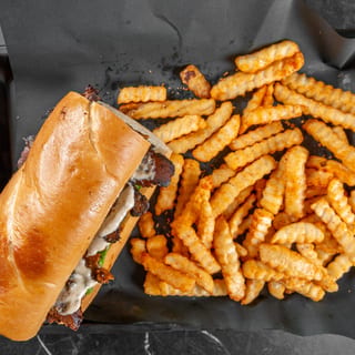 Grilled Chicken Sub with Fries