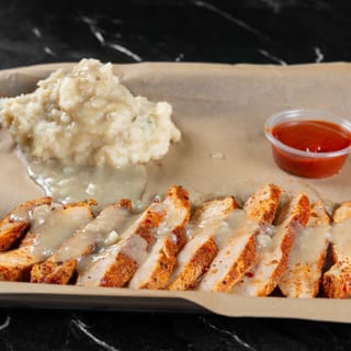 Grilled BBQ Chicken with Gravy