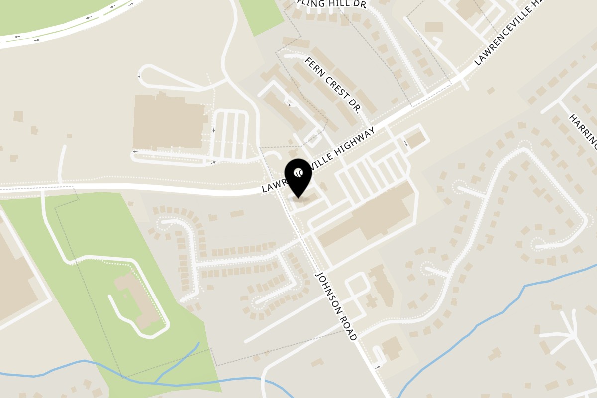 Map showing the location of Asif's Melting Pot on 1184 Lawrenceville Hwy Ste C in Lawrenceville